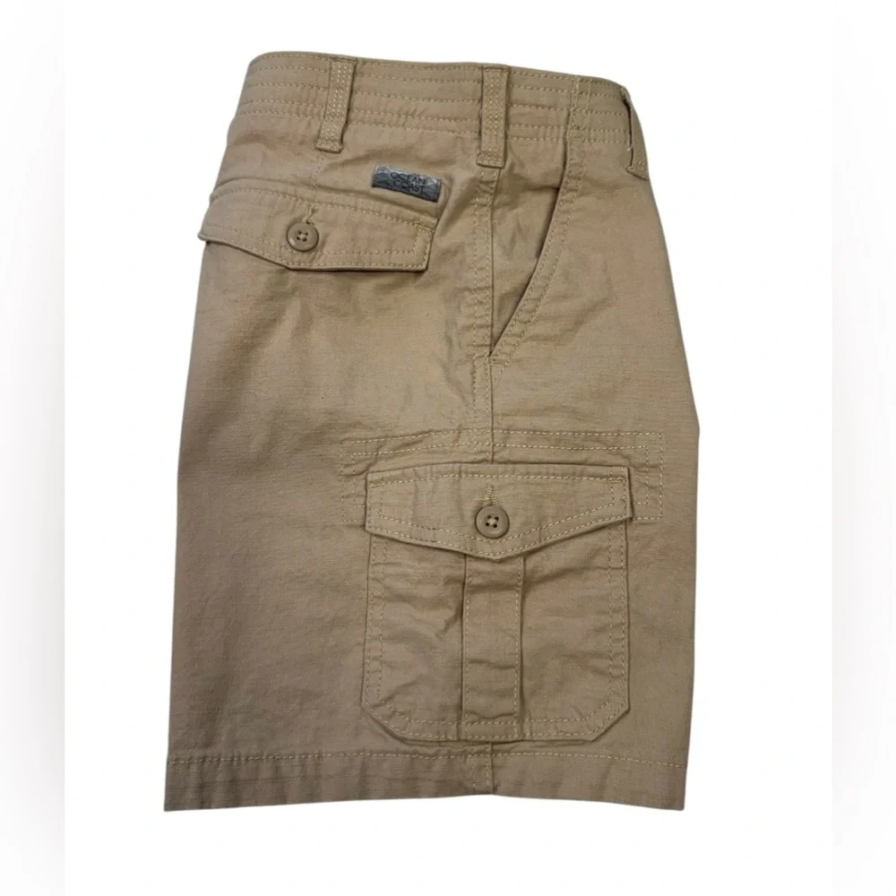 Ocean & Coast Boys Khaki Cargo Shorts Size 10